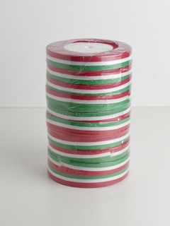 Szatén textil szalag 10 mm/22,5 m Nemzeti színű
