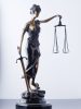 Bronz Justicia szobor - 77 cm