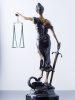 Bronz Justicia szobor - 77 cm