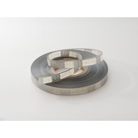 Ezüst-fehér firka szalag 19 mm széles