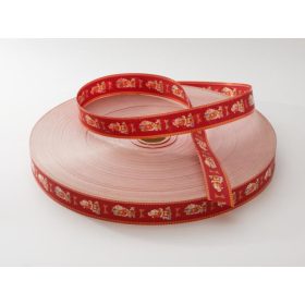 Piros Mikulás szalag 31 mm széles