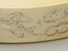 Esküvői mintás szalag Vaj 50mm széles