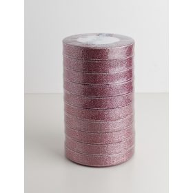 Szatén textil szalag 15 mm/22,5 m Piros metál